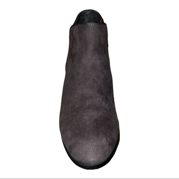 Style & Co Women's Wiley Ankle Booties Charcoal Grey Microsuede 9M New - Picture 4 of 7